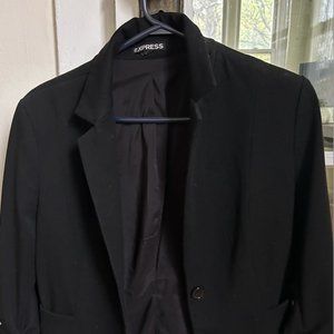 3/4 sleeve black blazer